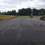 car park line markings UK 