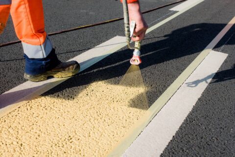Line Marking in Fort Augustus PH32